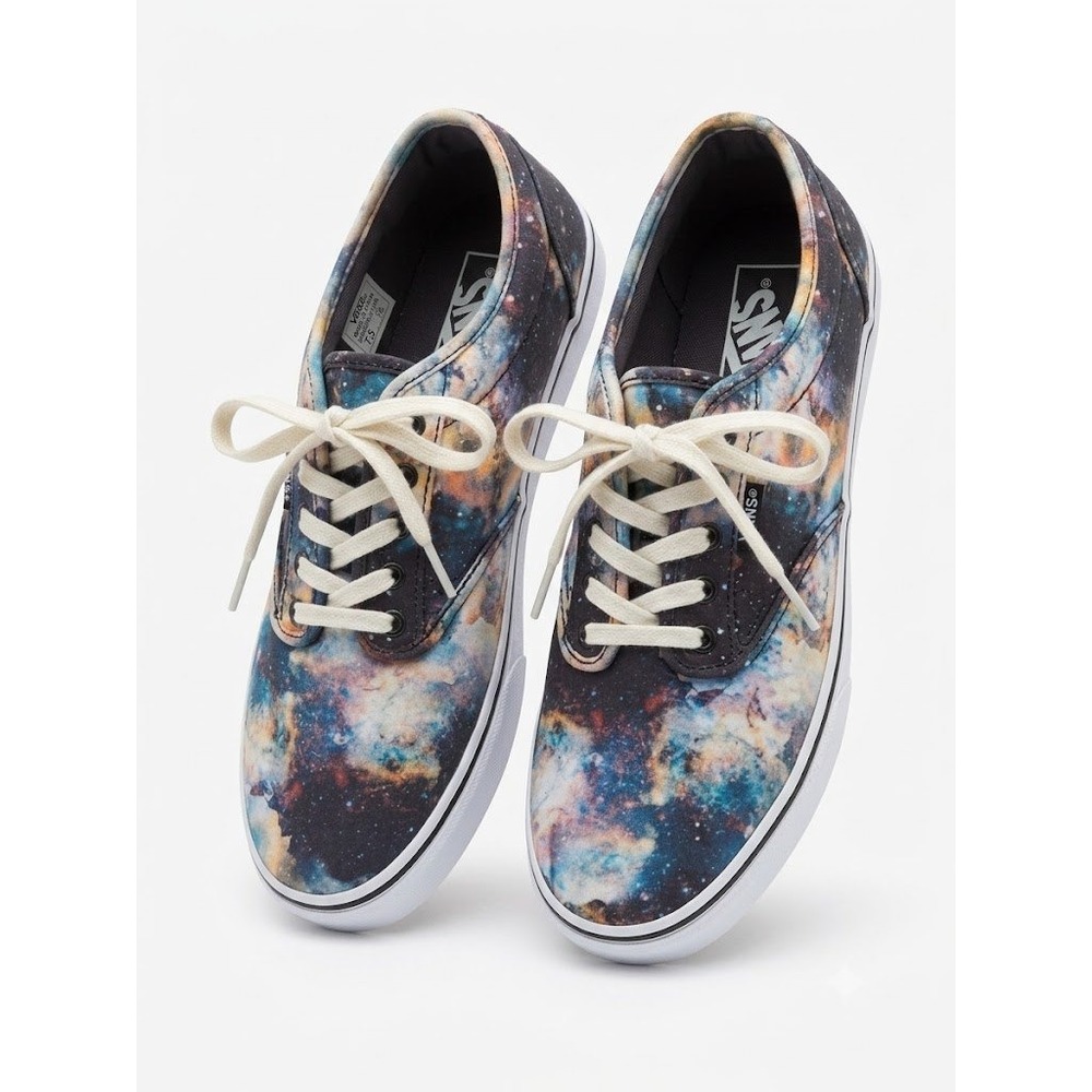 Vans Authentic Lo Pro Galaxy‎ Cosmic Print Sneakers Womens 7.5 Multi Color Shoes